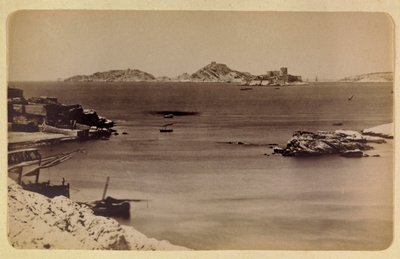 Město Marseille a jeho okolí kolem 1885-1890: hrad If a ostrovy, Soukromá sbírka od Anonymous Anonymous