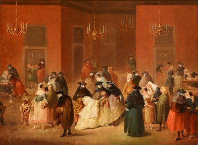 Teema Venetsian karnevaalilta, Pelitalo (Il Ridotto) od Anonymous Anonymous