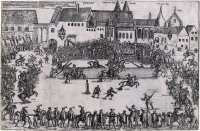 Turnaj v době Jindřicha I. Ptáčníka (938) (Henri I. de Saxe ou de Germanie, dit Henri l