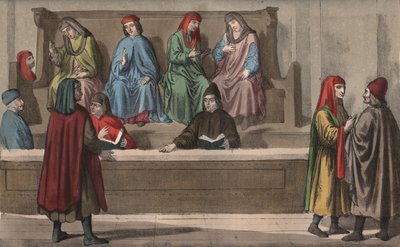 Obchodní tribunál, nebo obchodní tribunál – 15. století – Obchodní tribunál, Itálie od Anonymous Anonymous