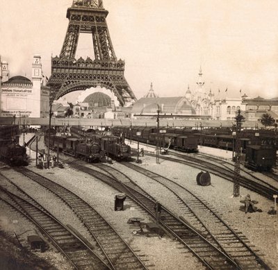 Univerzální výstava roku 1900 - Výstava Universelle de 1900 v Paříži: Stanice Champs de Mars - soukromá sbírka od Anonymous Anonymous