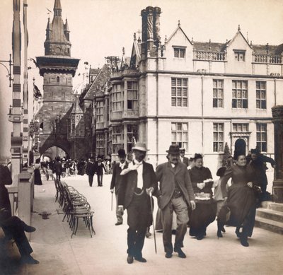 Univerzální výstava roku 1900 - Výstava Universelle de 1900 v Paříži: Rue des Nations - soukromá sbírka od Anonymous Anonymous