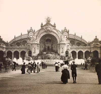 Univerzální výstava roku 1900 - Výstava Universelle de 1900 v Paříži: Vodárenská věž - soukromá sbírka od Anonymous Anonymous
