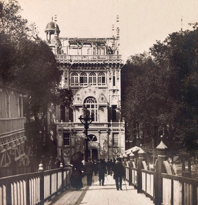 Světová výstava 1900 - Exposition Universelle de 1900 v Paříži: Pavillon de la Presse - soukromá sbírka od Anonymous Anonymous