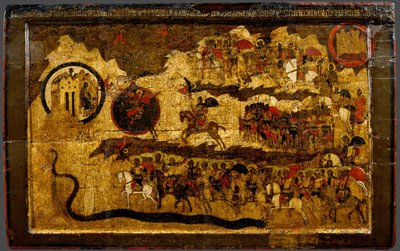 Požehnán buď hostitel krále nebes, 16. století od Anonymous Russian icon painter