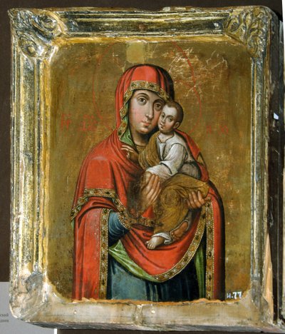 Kyjev-Bratskaya ikona Matky Boží, 18. století od Anonymous Russian icon painter
