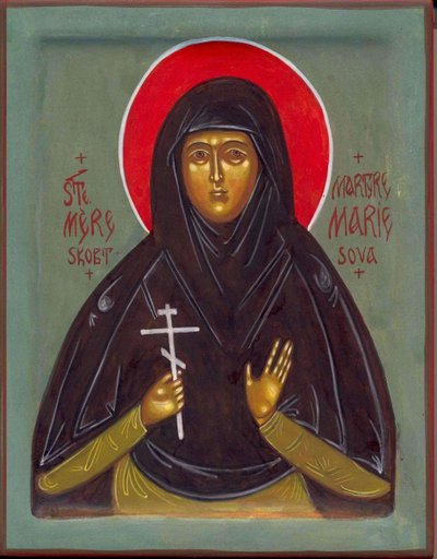 Svatá matka Maria, 20. století od Anonymous Russian icon painter