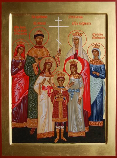 Zabitá rodina cara Nicholase II, 2004-2007 od Anonymous Russian icon painter