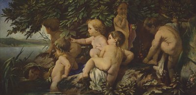 Koupání dětí (olejomalba) od Anselm Feuerbach