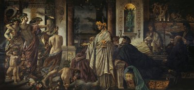 Svátek. After Plato (druhá verze) od Anselm Feuerbach