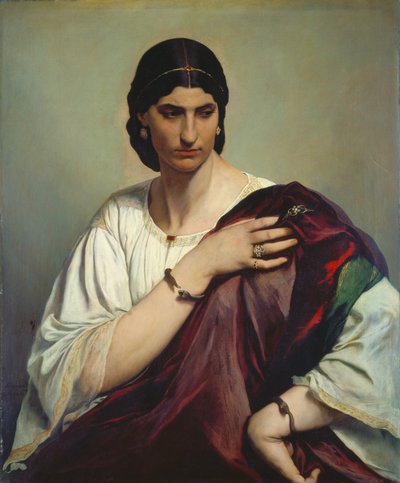 Portrét římské ženy od Anselm Feuerbach