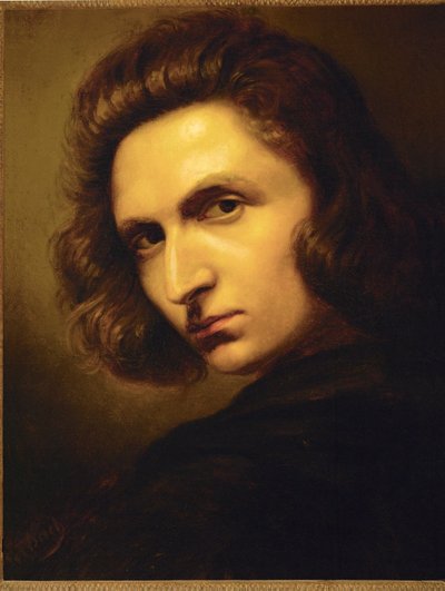 Autoportrét (olej na plátně) od Anselm Feuerbach