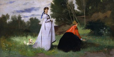 Dvě dámy v krajině, 1867. od Anselm Feuerbach