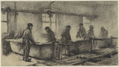 Škrabky v barvírně bavlny od Anthon Gerhard Alexander van Rappard