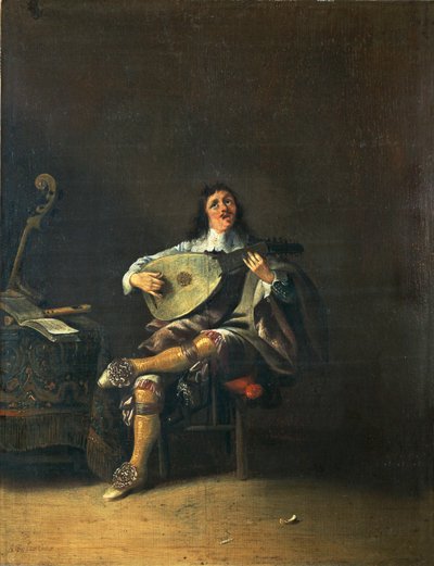 Die fünf Sinne: Hören von Anthonie (1601-73) Palamedesz