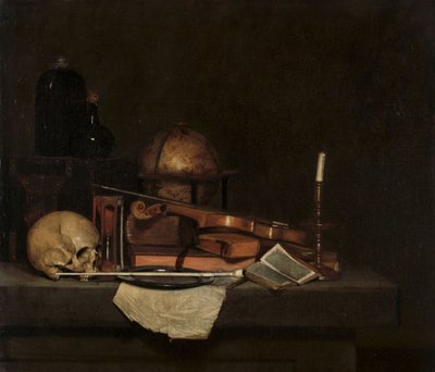 Zátiší Vanitas od Anthonie (1601-73) Palamedesz
