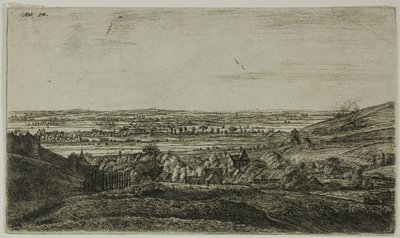 Město v údolí od Anthonie Waterloo