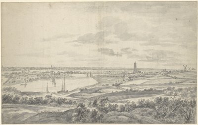 Pohled na Rhenen od Anthonie Waterloo