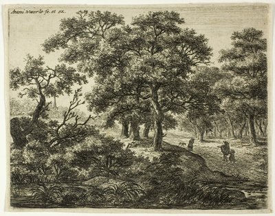 Skupina čtyř stromů od Anthonie Waterloo