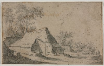 Malý Hamlet, druhá nebo třetí čtvrtina 17. století. od Anthonie Waterloo