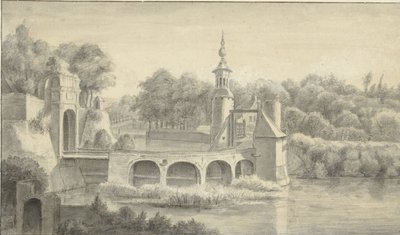 Velperská brána v Arnhemu od Anthonie Waterloo