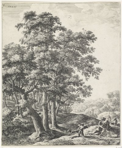 Venuše a Adonis od Anthonie Waterloo