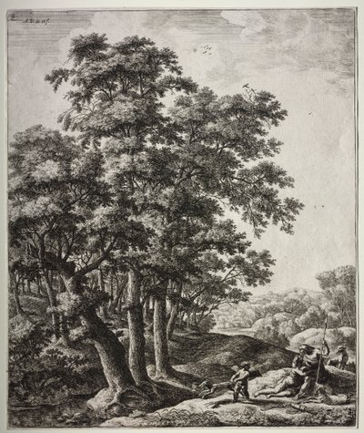 Venuše a Adonis. od Anthonie Waterloo