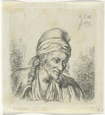 Stará žena vpravo od Anthonie Willem Hendrik Nolthenius de Man