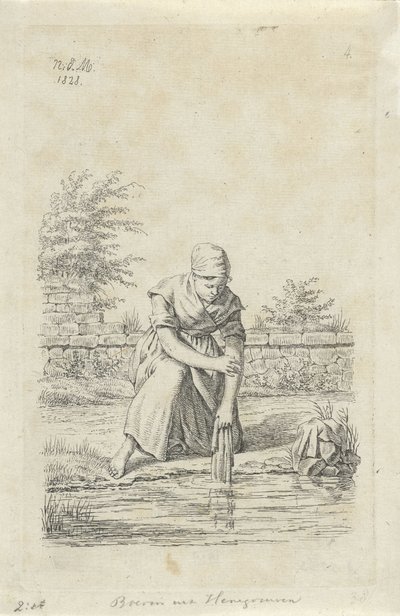 Vosková žena z Hainaut Farmář z Hainaut (název na objektu) Farmáři a farmářky ze Spojeného království Nizozemska (název série) od Anthonie Willem Hendrik Nolthenius de Man
