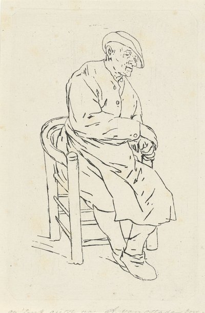 Sedící muž v křesle od Anthonie Willem Hendrik Nolthenius de Man
