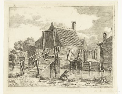 Za okenní bránou od Anthonie van den Bos