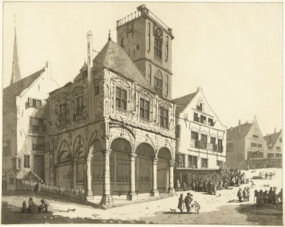 Staroměstská radnice v Amsterdamu od Anthonie van den Bos
