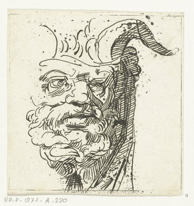 Hlava satyra od Anthonie van den Bos