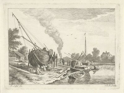 Loděnice od Anthonij van der Haer