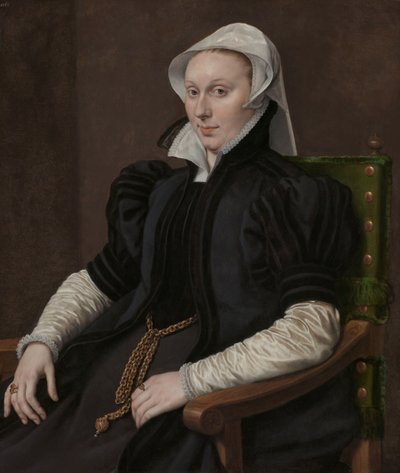 Portréty sira Thomase Greshama a Anne Fernely Portrét Anny Fernelyové. Manželka sira Thomase Greshama od Anthonis Mor