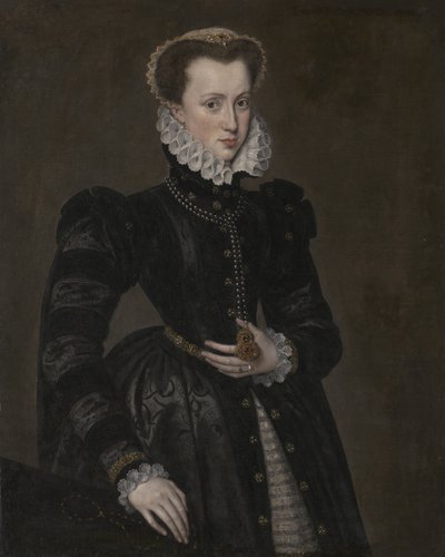 Portrét dvorní dámy, 1560-70 od Anthonis van Dashorst Mor