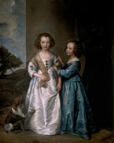 Portrét Elizabeth a Philadelphia Wharton od Anthony van Dyck