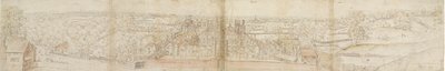 Oatlands Palace from the South, 1559. Verso: Richmond Palace and Roofs of Oatlands, 1559 od Anthonis van den Wyngaerde