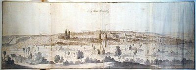 Panoramatický pohled na Brusel od Anthonis van den Wyngaerde