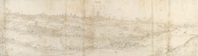 Panoramatický pohled na Segovii z východu, c1550-1560 od Anthonis van den Wyngaerde