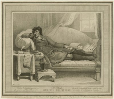 Tadeusz Kosciuszko 1746-1817, 1798. od Anthony Cardon