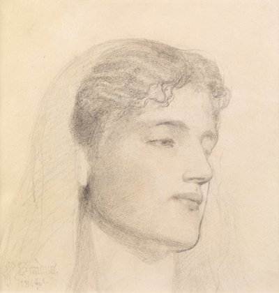 Augusta Jonesová od Anthony Frederick Augustus Sandys