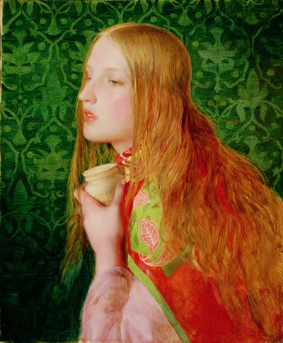 Máří Magdalena, kolem 1858-60 (olej na desce) od Anthony Frederick Augustus Sandys