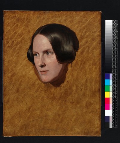 Paní Sandysová, umělcova matka, koncem 40. let 19. století od Anthony Frederick Augustus Sandys