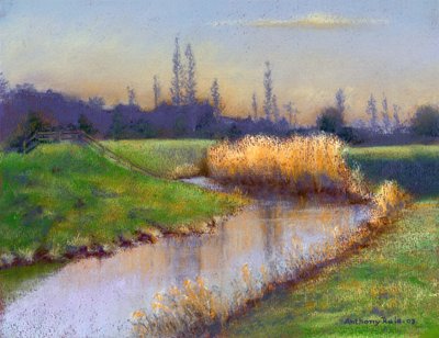 Zimní večer na Clyst, 2003 od Anthony Rule