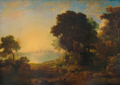 Zámek Carnarvon, c1815-1819, 1935 od Anthony Vandyke Copley Fielding
