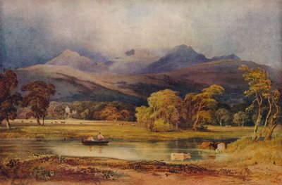 Glen Finlass, c1846 od Anthony Vandyke Copley Fielding