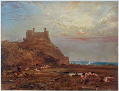 Zámek Harlech, 1820 od Anthony Vandyke Copley Fielding