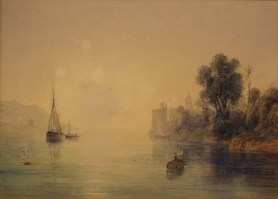 Říční scéna od Anthony Vandyke Copley Fielding