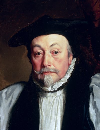 Arcibiskup William Laud (1573-1645) kolem 1635-37 (detail 62513) od Anthony van Dyck